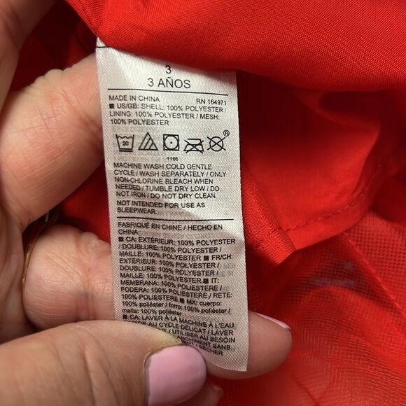 Janie and Jack 1000348542 Moto Red Tiered Tulle Skirt NWT - Picture 7 of 8